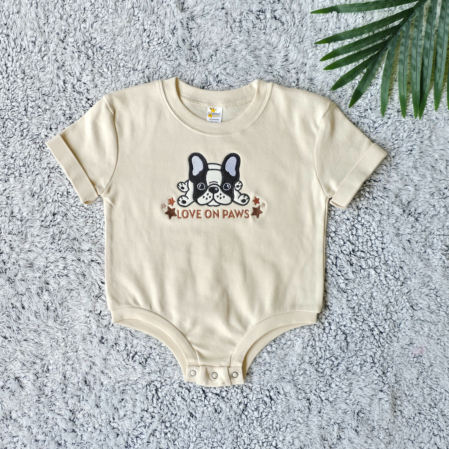 Rompers para bebe niños de Perrito Bulldog Francés (Body)