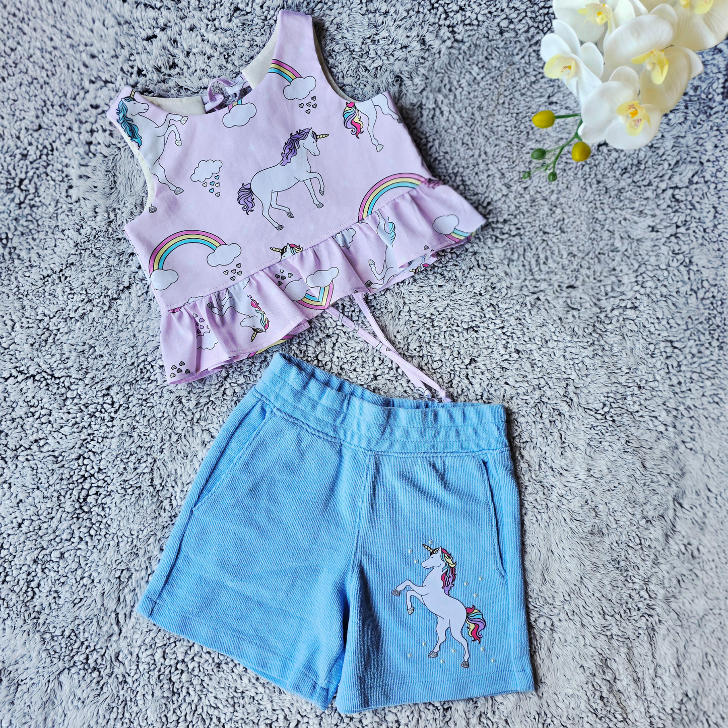 Conjunto de Unicornio para bebe niñas
