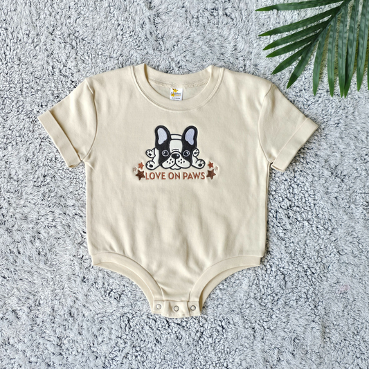 Rompers para bebe niños de Perrito Bulldog Francés (Body)